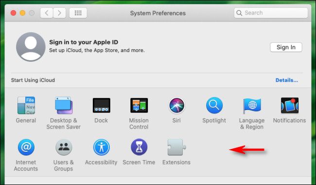 A preference panel has been hidden in System Preferences for Mac.