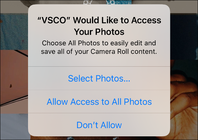 Restrict iOS 14 Photos Access