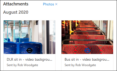 Images displayed in the &quot;Tiles view&quot; mode.