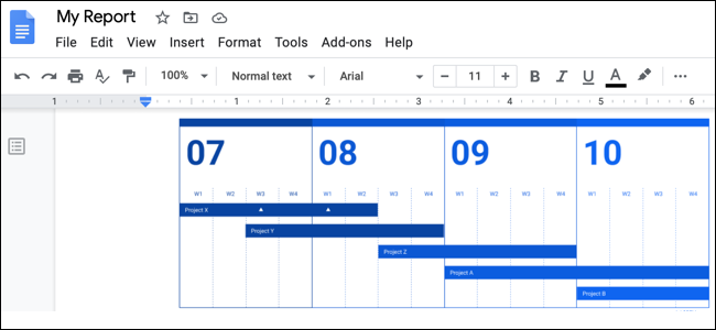 Embed a Google Drawing Google Docs