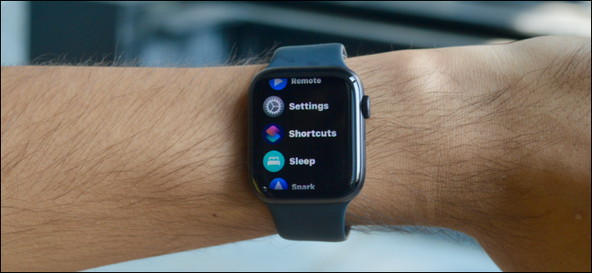 List View for Apple Watch Apps Screen