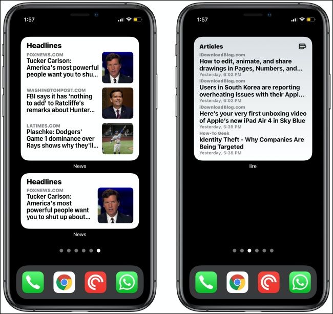 News Widgets for iPhone
