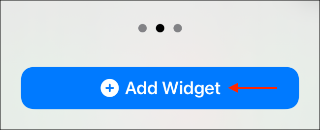 Tap Add Widget for Medium Shortcuts Widget
