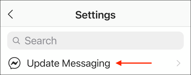 Tap Update Messaging