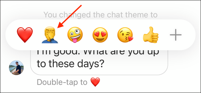 Tap the new emoji to send it