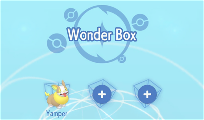 pokemon home wonder box