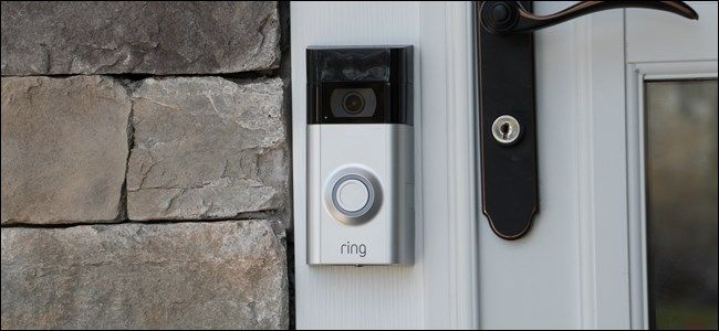 Ring Video Doorbell installed on a house