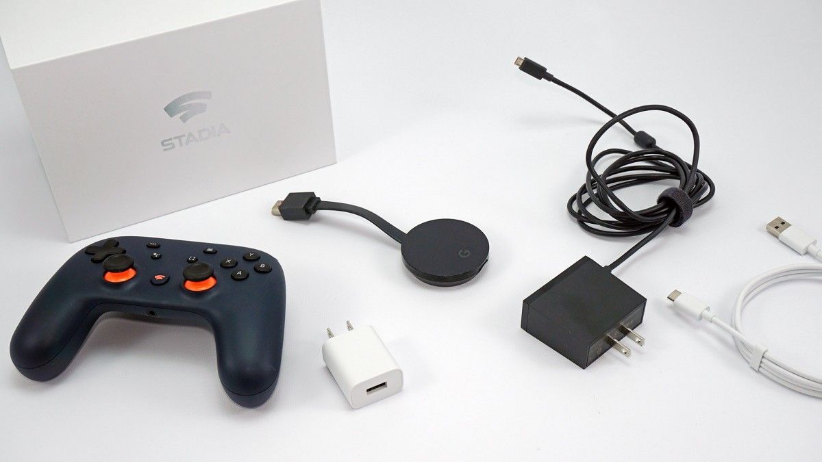 Stadia controller and Chromecast Ultra