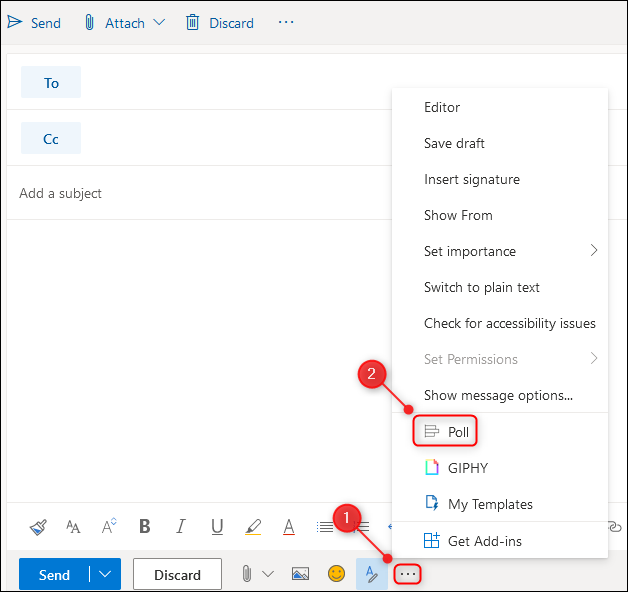 How to Create a Poll In Microsoft Outlook