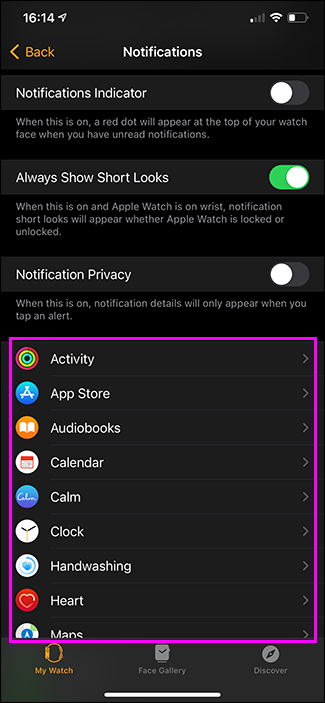 apps with notifications for configuring