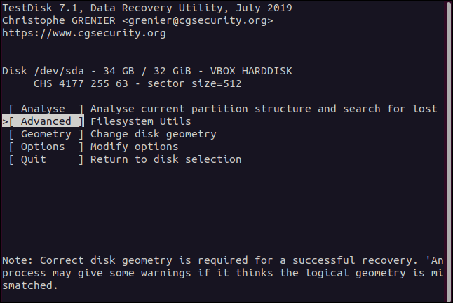 How to Recover Deleted Files on Linux with testdisk