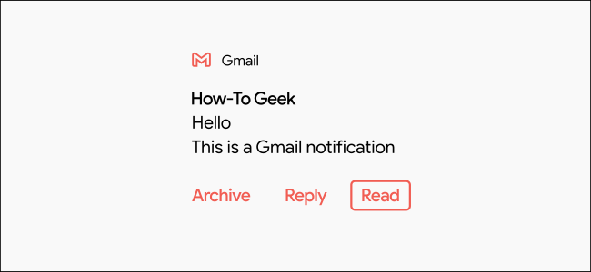 Gmail Mark Read Notification