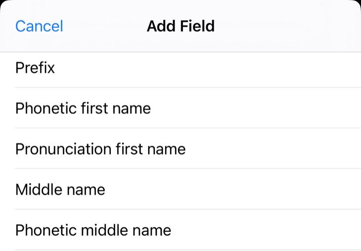 Add pronunciation or phonetic fields to an iPhone contact