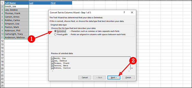 How to Split Data Into Multiple Columns in Excel