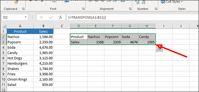 How To Transpose Excel Data From Rows To Columns Or Vice Versa 6541