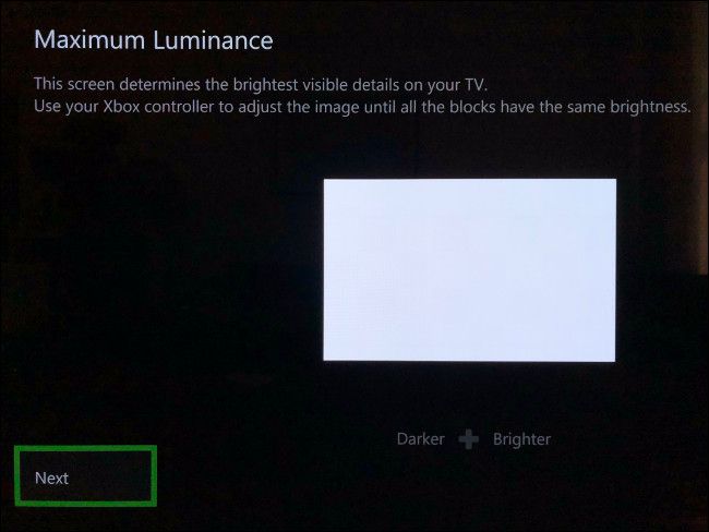 HDR Calibration for Games on Xbox Series X|S
