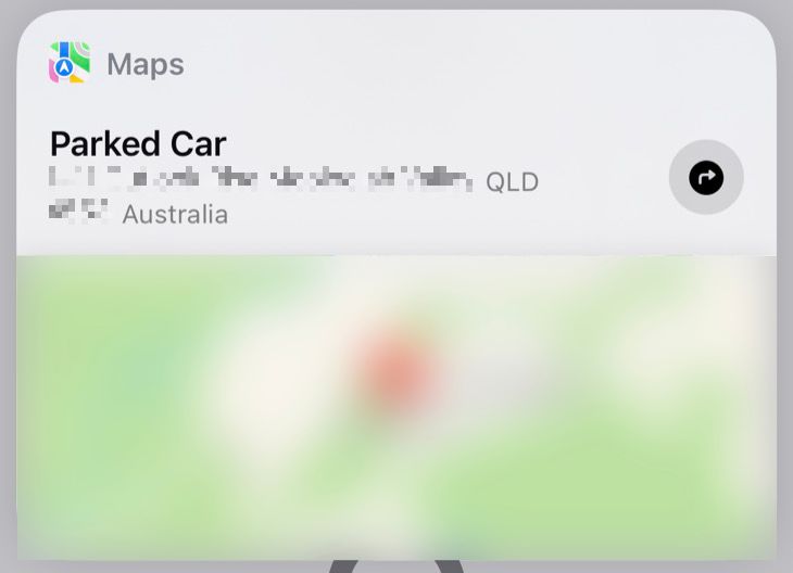 Find your parked car with Siri