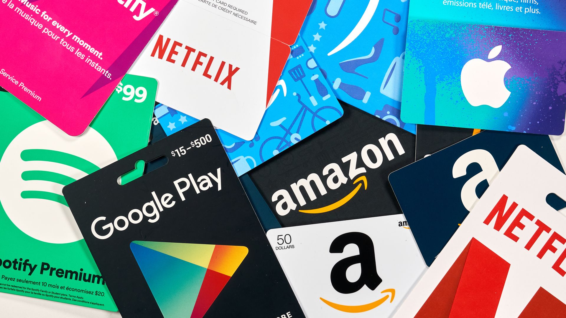 Google Play Multipack Gift Cards- Various Amounts - Sam's Club