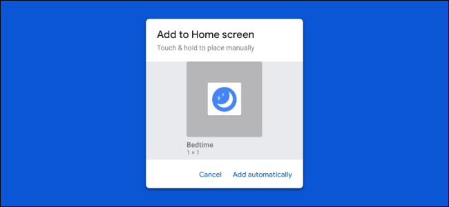 google assistant home screen shortcut