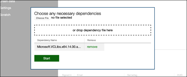 Install UWP Dependencies