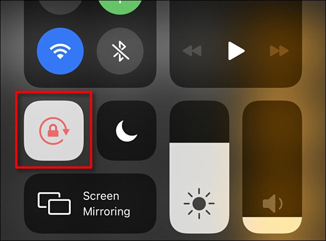 On iPhone, open Control Center and disable orientation lock.
