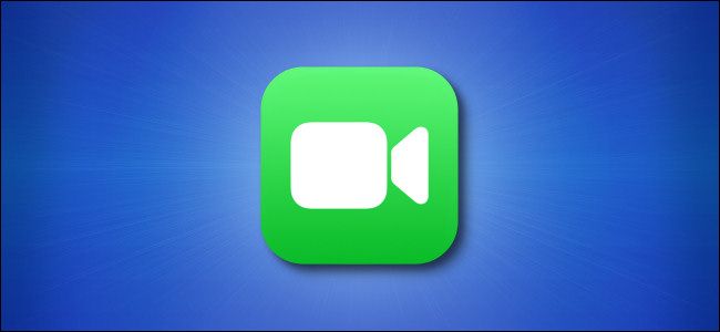 iOS Facetime Icon on Blue Background