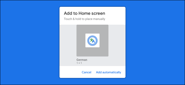 google assistant interpreter mode home screen shortcut