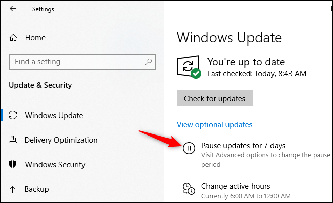 How To Pause Updates On Windows 10