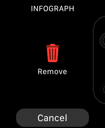 Remove Apple Watch Face