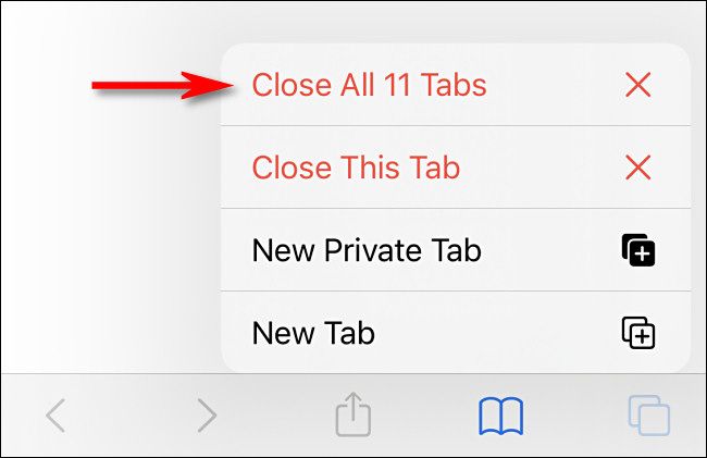 safari close tab