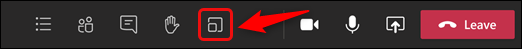 The &quot;Breakout rooms&quot; button on the toolbar.