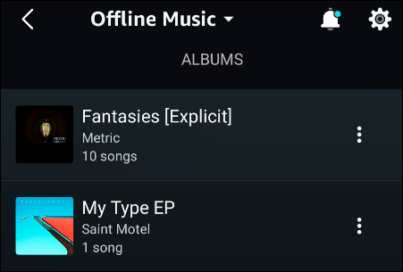 offline music