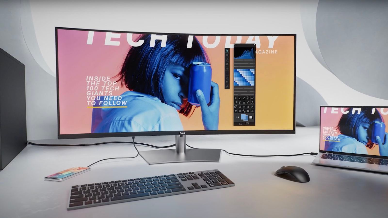 Dell 4-inch ultrawide monitor