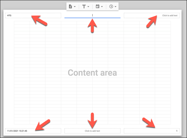 How to Add Headers or Footers in Google Sheets