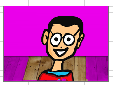 Image with magenta highlights