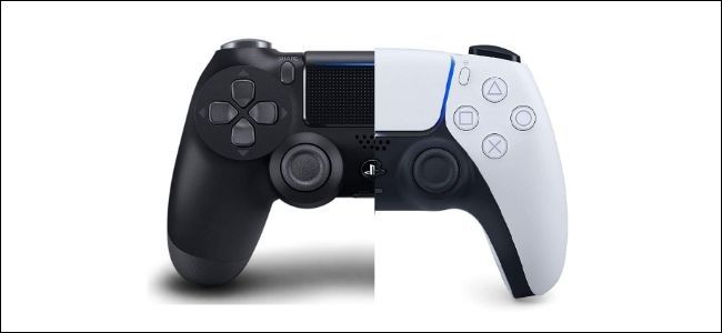 ps4 and ps5 controllers side by side