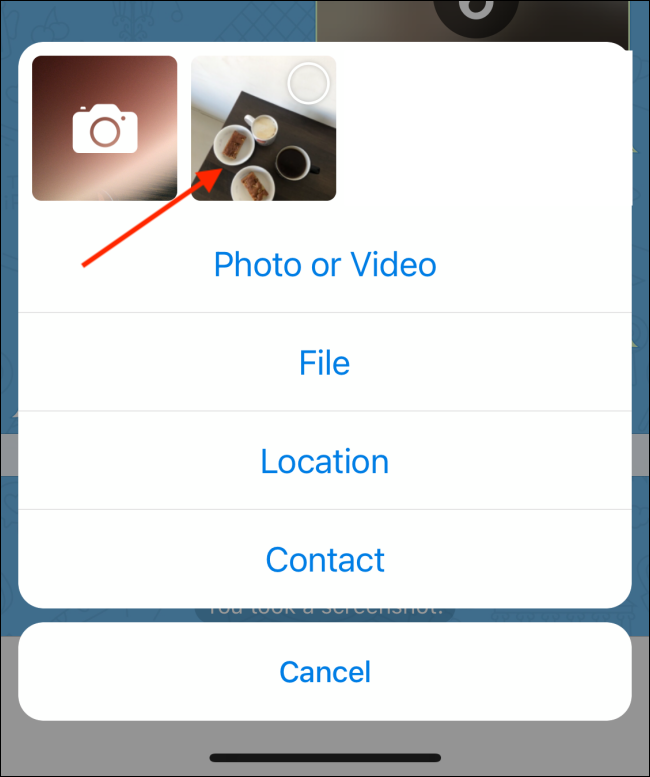 can you send disappearing videos on telegram