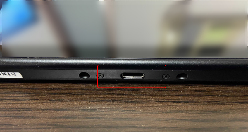 USB-C Charging port on Nintendo Switch