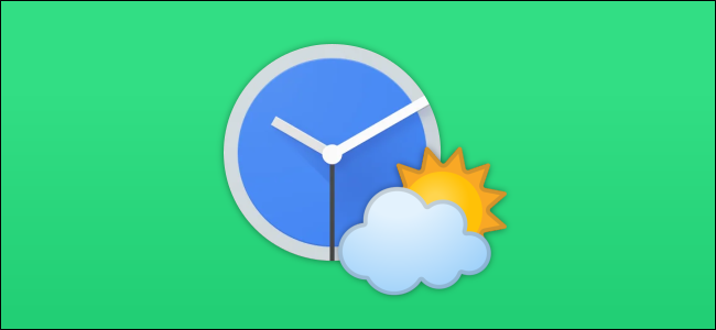 google clock weather icon