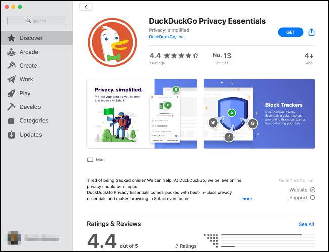 DuckDuckGo Safari Extension