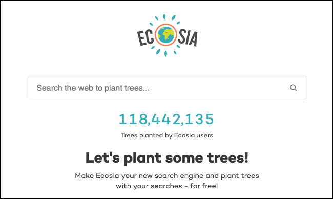 Ecosia Search Prompt