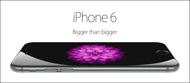 An iPhone 6 publicity image from Apple