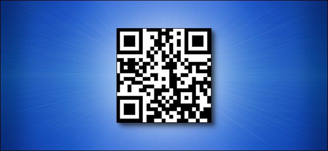 A How-To Geek URL QR Code on a Blue Background