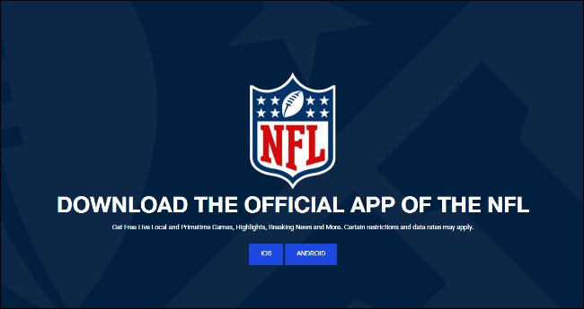 Super Bowl LV on the NFL App