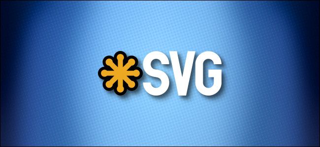 SVG Logo on a Blue Background