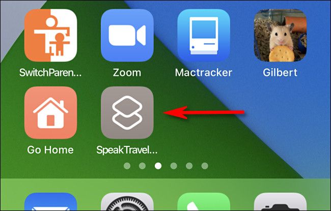 Tap the shortcut icon on your home screen to run it.