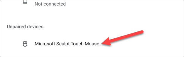 select the mouse