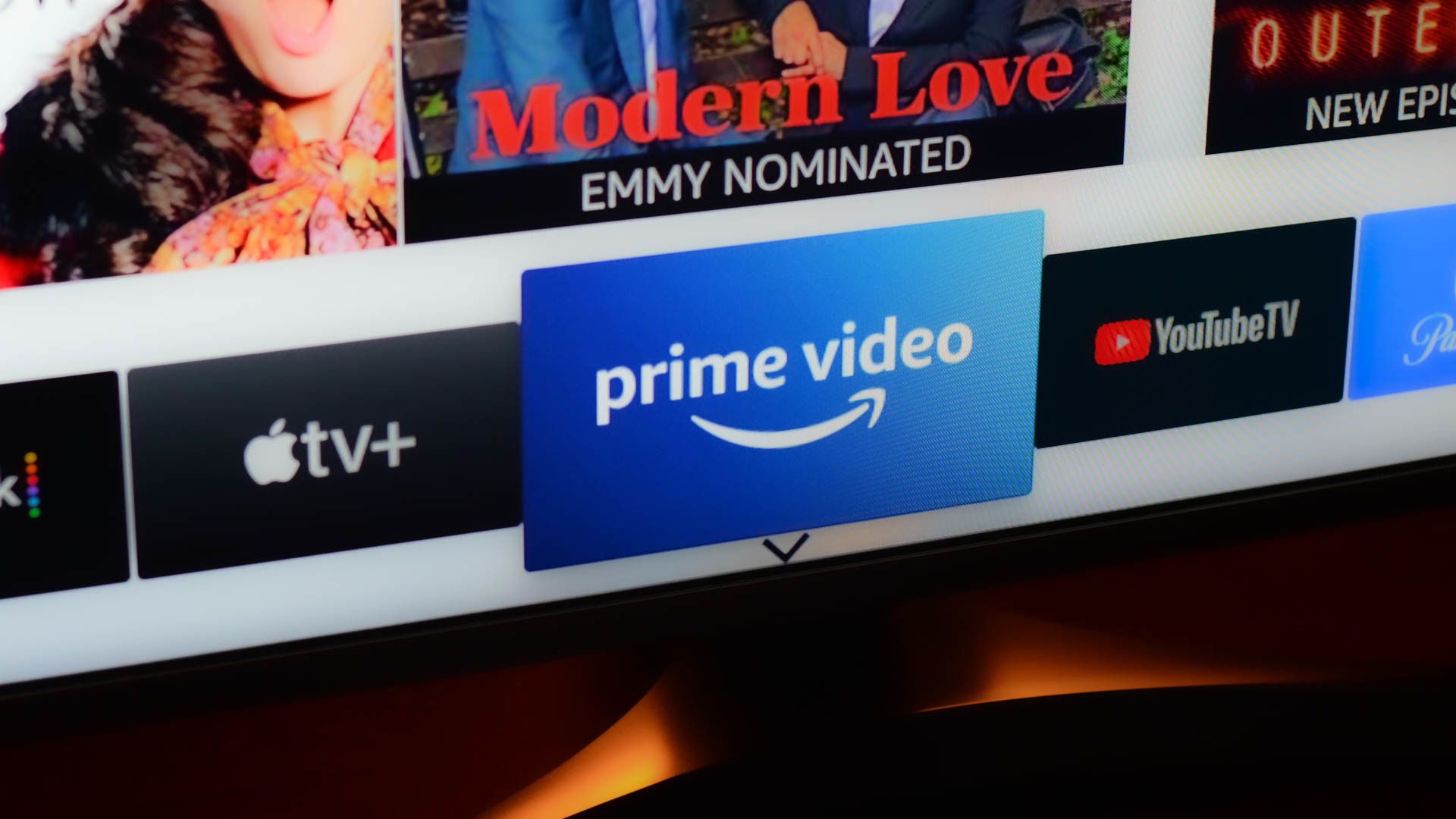 Prime Video app on a smart tv