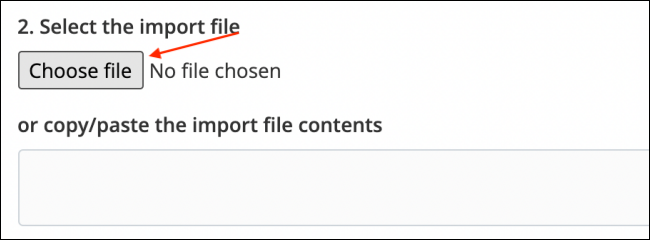 Click Select File to Import LastPass File