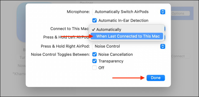Disable Auto-Connect Feature for AirPods on Mac